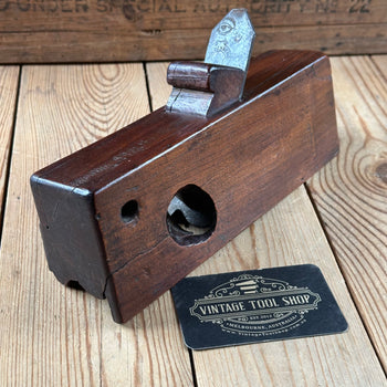 Y117 UNIQUE! Antique FRENCH Wooden MOULDING PLANE