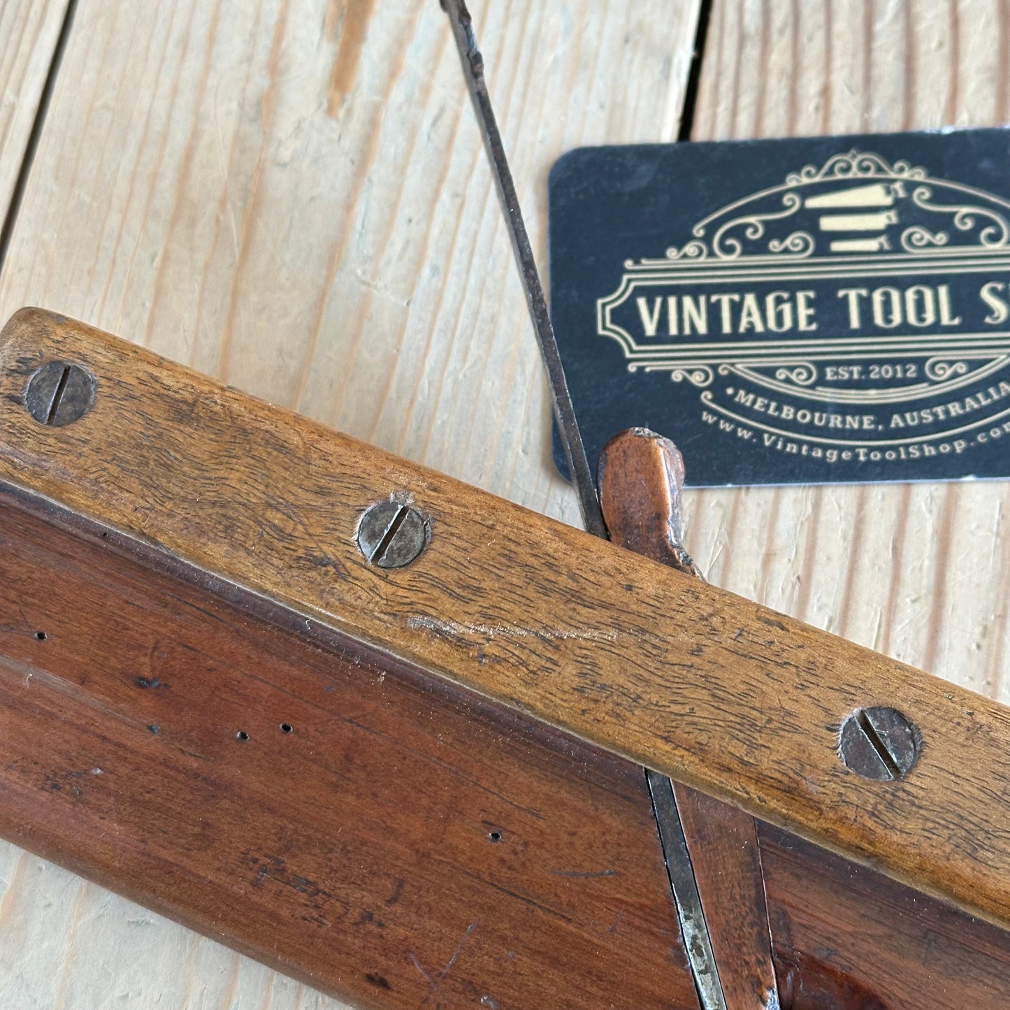 Y1804 Vintage COOL FRENCH Wooden HOLLOWING PLANE