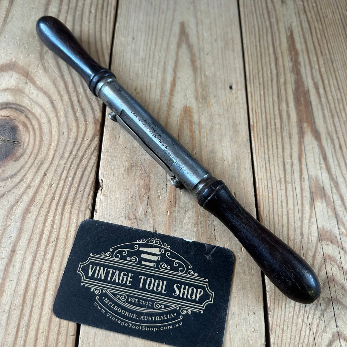 C2 Vintage MILLERS FALLS USA 1884 Patent Cigar SPOKESHAVE