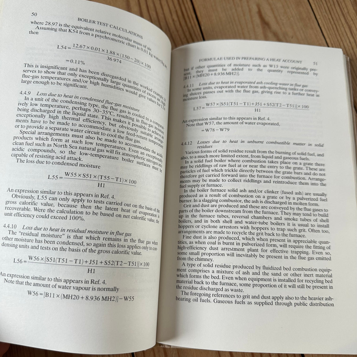 XBN166 Vintage BOOK BOILER TEST CALCULATIONS by J.Senior