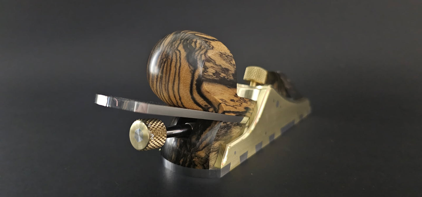 INCREDIBLE! Contemporary PETER WEBB Melbourne IRISH PATTERN Low Angle INFILL PLANE in Stunning BLACK & WHITE EBONY