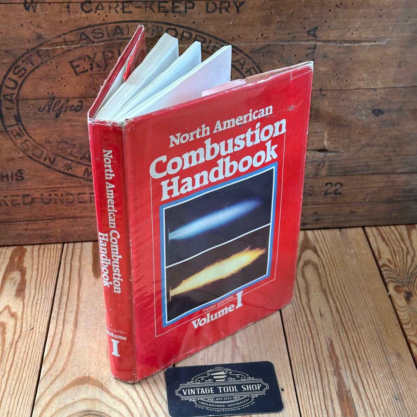 XBN70 Vintage 1986 BOOK North American COMBUSTION HANDBOOK 3rd edition Vol 1