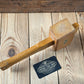 H2583 NICE WEIGHT! Vintage CROWN England CARVERS woodwork MALLET