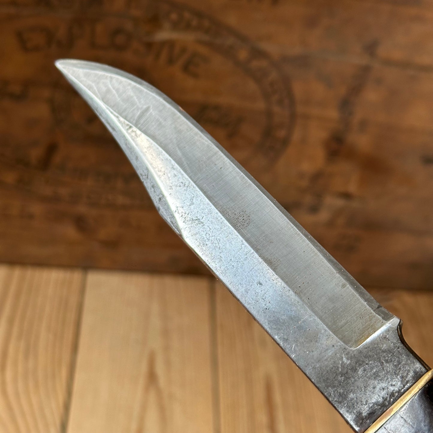 K60 Vintage Original German BOWIE KNIFE in leather sheath