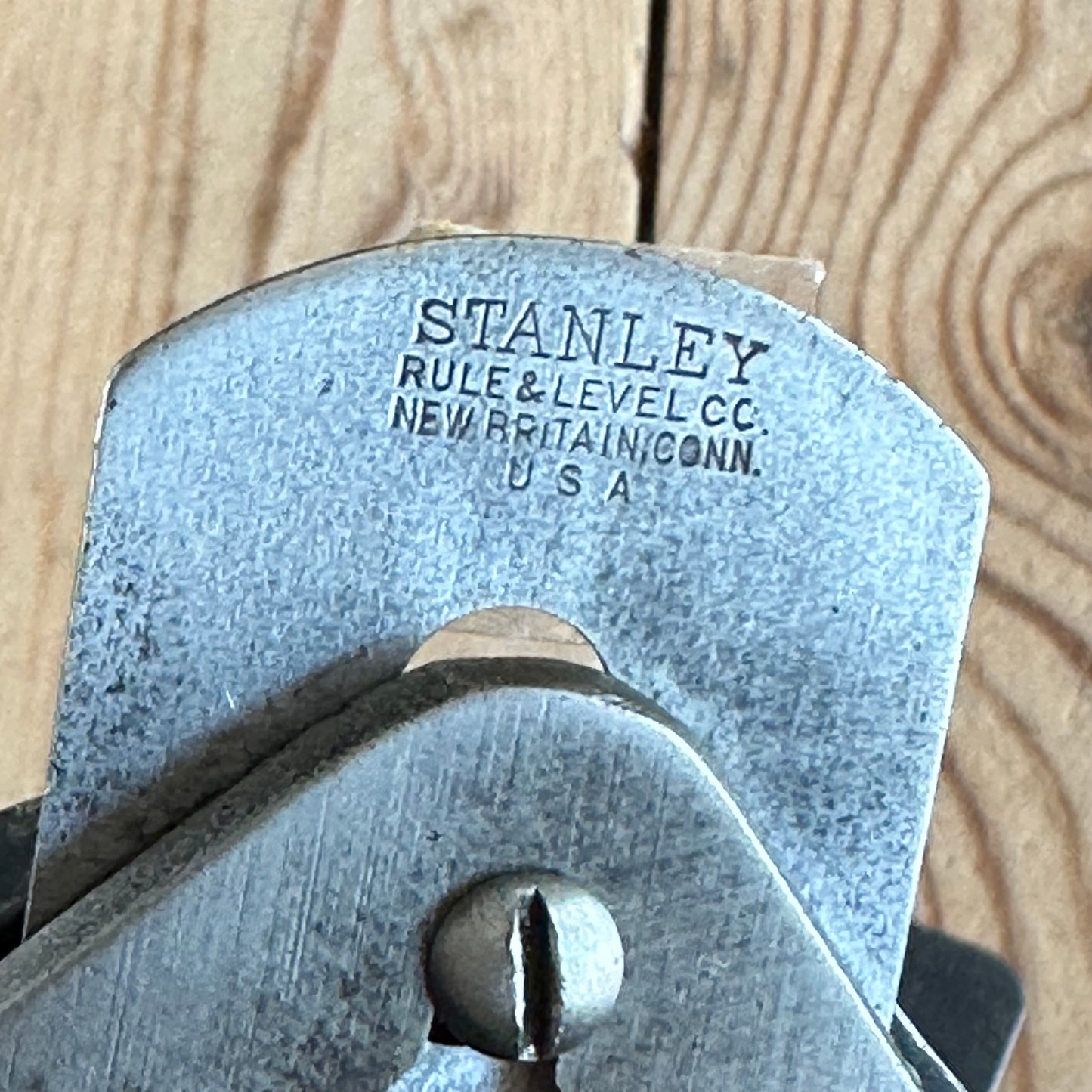 SOLD. N520 Vintage STANLEY USA No:65 Chamfer SPOKESHAVE spoke shave