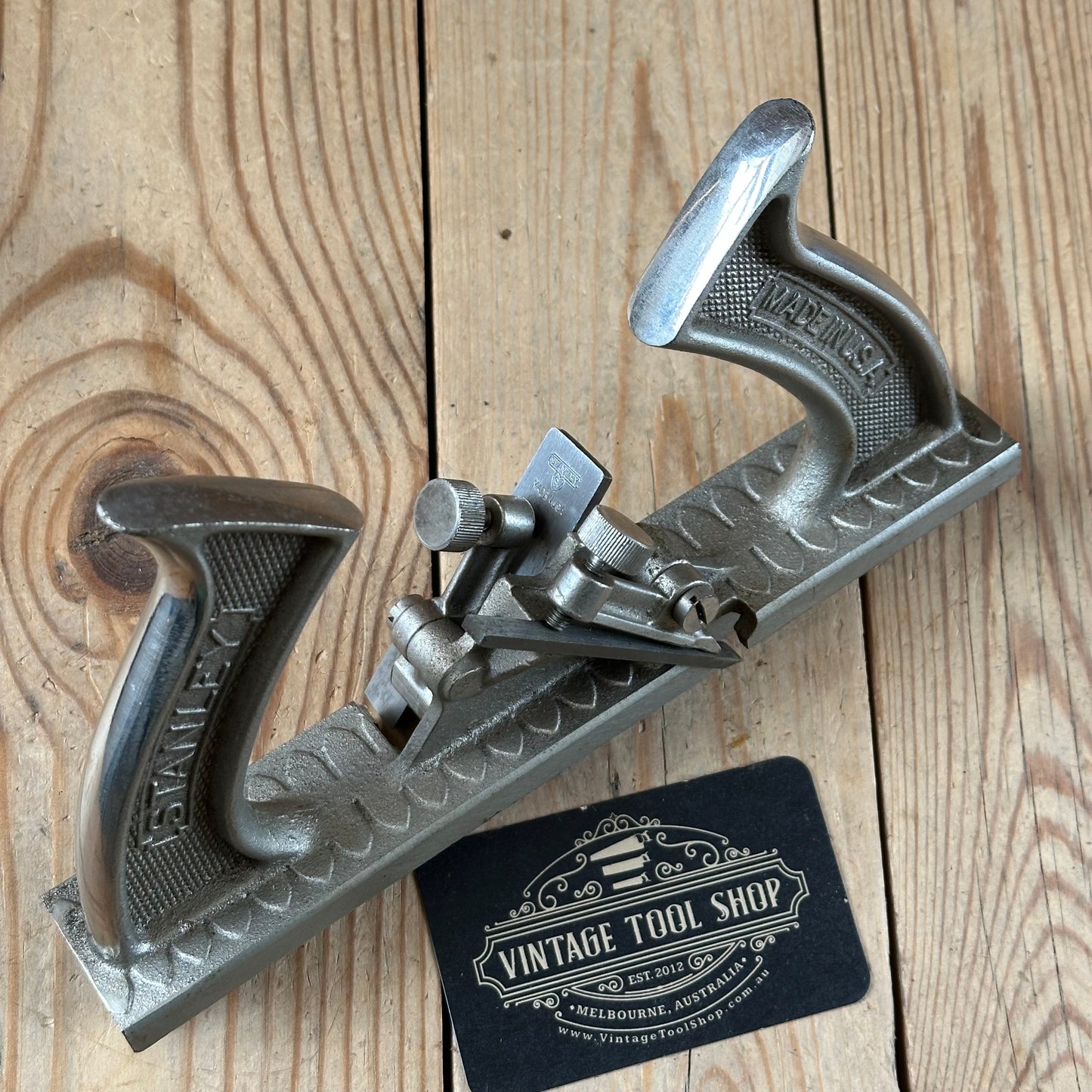 H2561 HANDY! Vintage STANLEY USA No.148 7/8” Tongue & Groove Sweetheart era PLANE