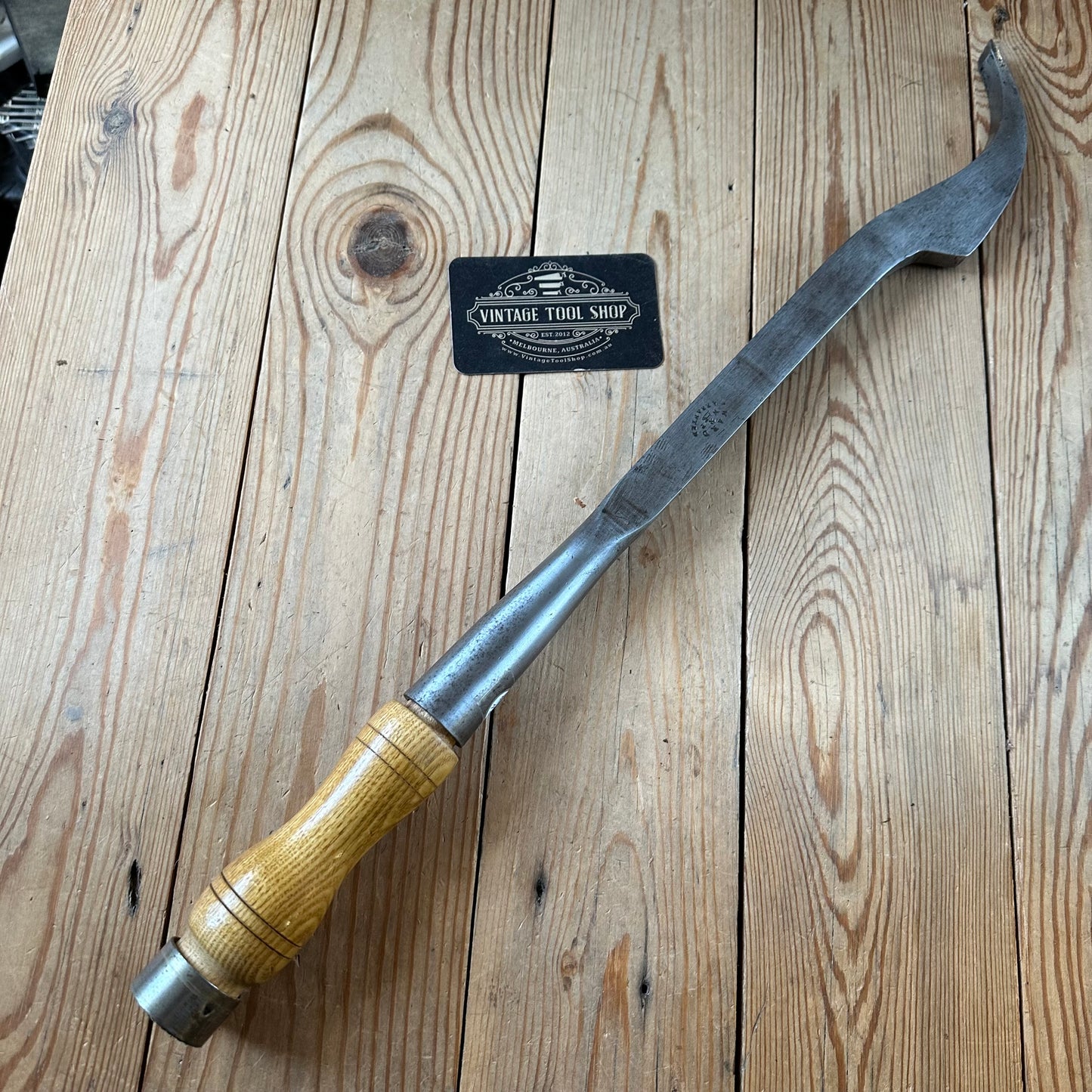 H2511 TIDY! Antique WARD 1/2" SWAN NECK Mortise CHISEL