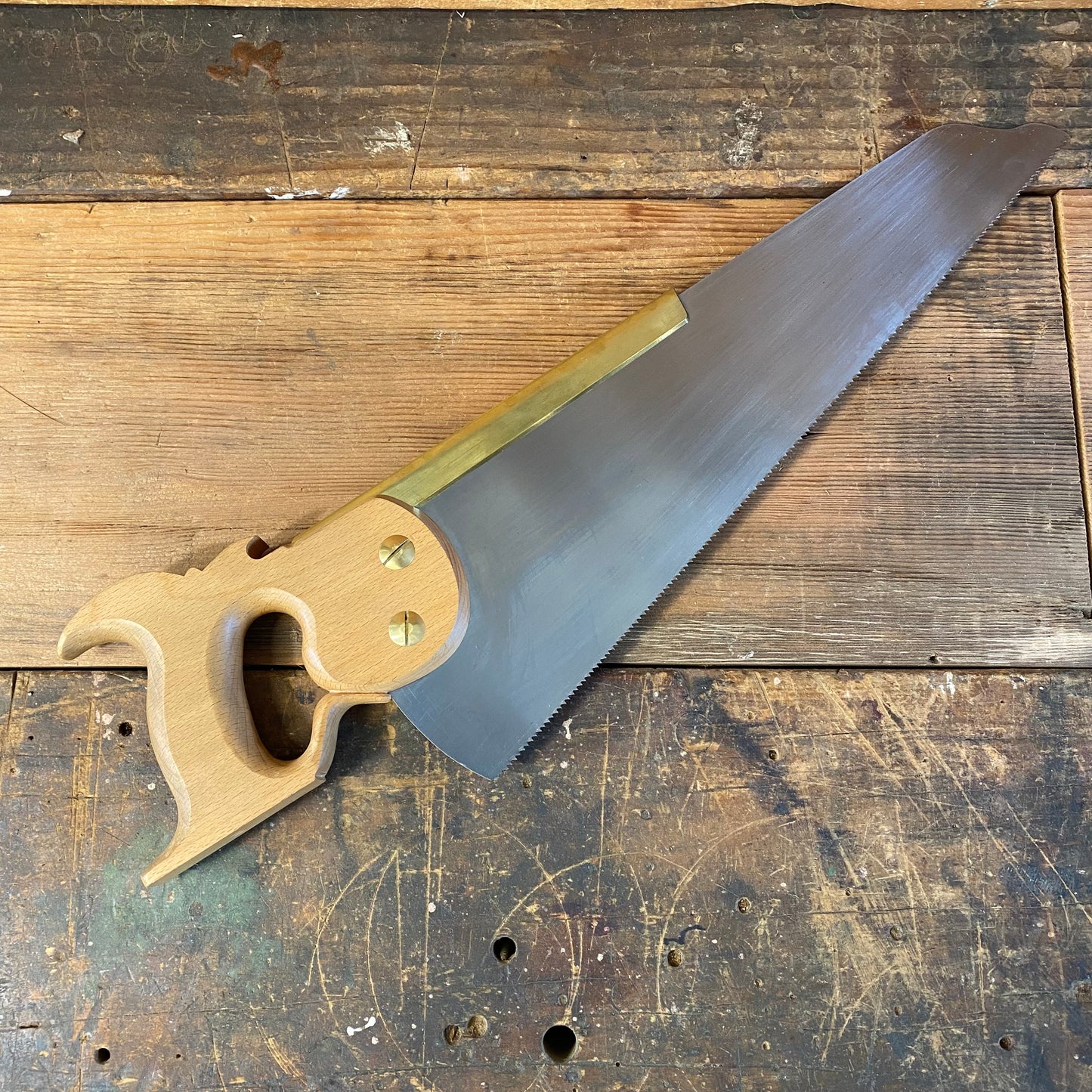 VHS24 HERITAGE SAWS Melbourne 16” HAMPTON 11ppi XCUT Half Back SAW with ENGLISH BEECH handle