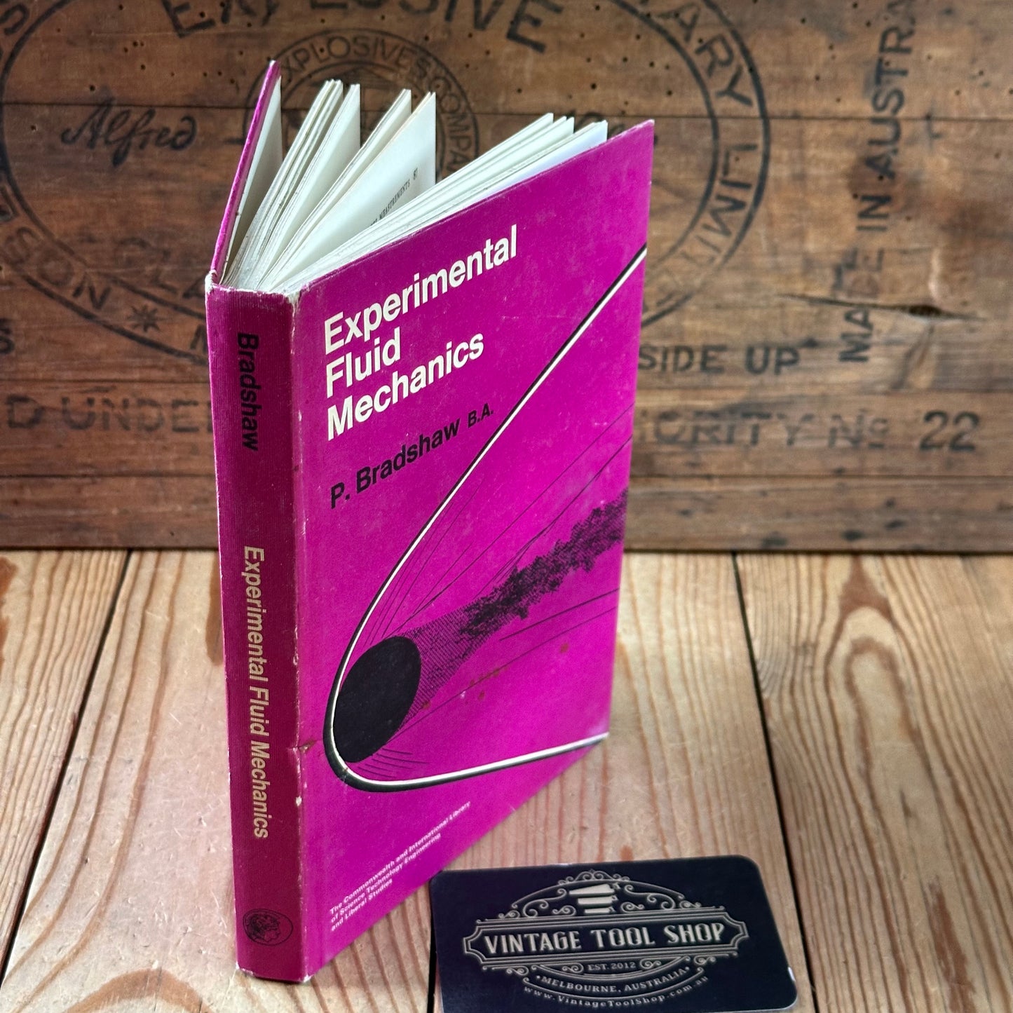 N1992 Vintage 1964 BOOK EXPERIMENTAL FLUID MECHANICS by P.Bradshaw B.A.