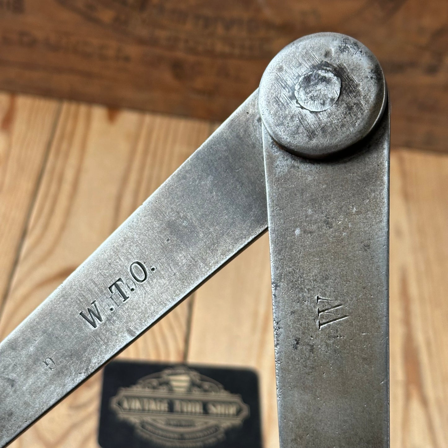 N1860 Vintage extra large 15” OUTSIDE DIAMETER CALIPERS DIVIDERS