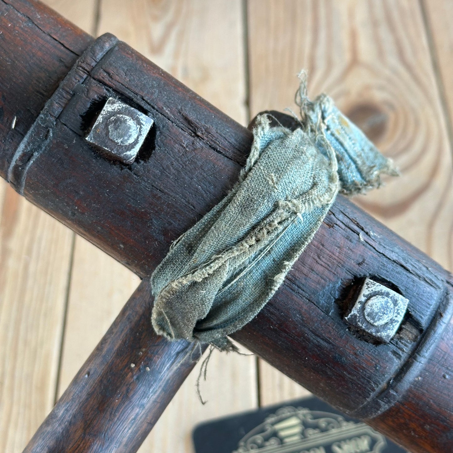 H2343 Antique CAULKING MALLET shipwrights tool