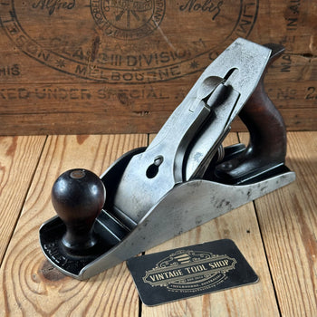 N1866 Vintage STANLEY USA Type 11 No.4 1/2 PLANE with Rosewood handles