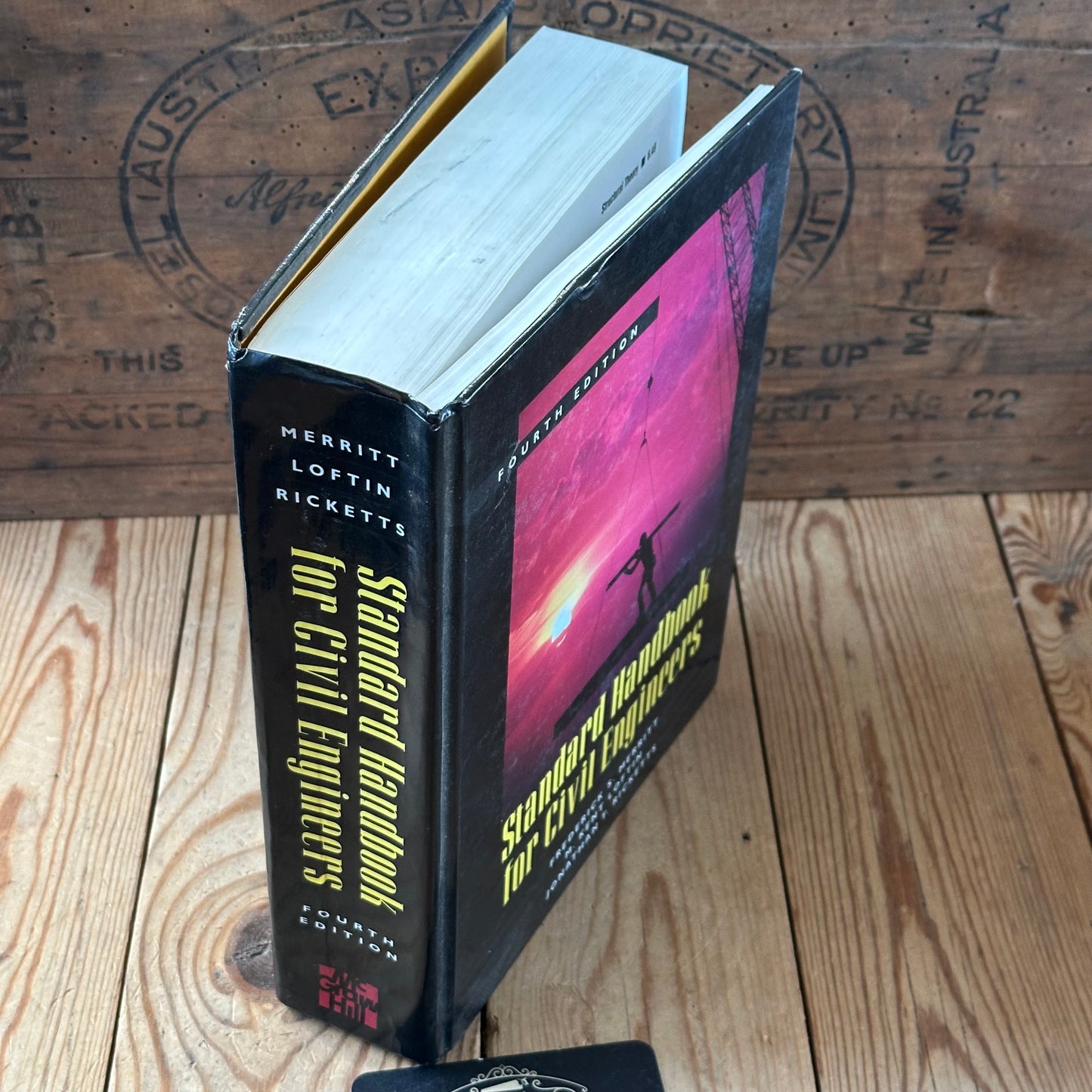XBN64 Vintage 1995 BOOK STANDARD HANDBOOK for CIVIL ENGINEERS by F.S.Merritt & M.K.Loftin & J.T.Ricketts 4th edition