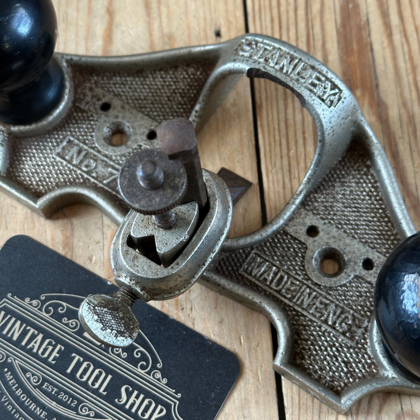 H2556 Vintage STANLEY England No.71 Router PLANE AS IS condition
