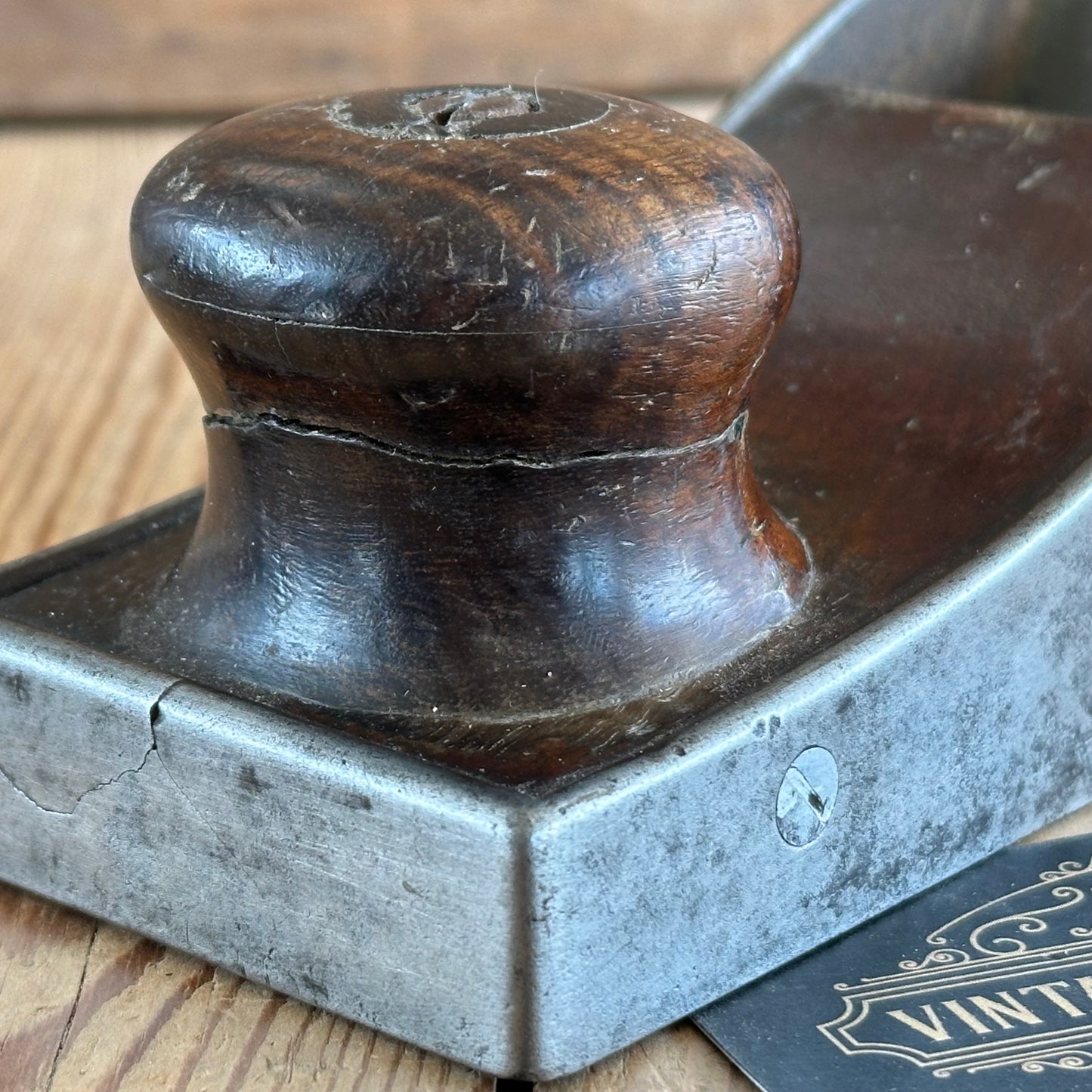 SOLD. H1735 Vintage COOL & UNIQUE! Highly Figured Tasmanian Blackwood INFILL PANEL plane