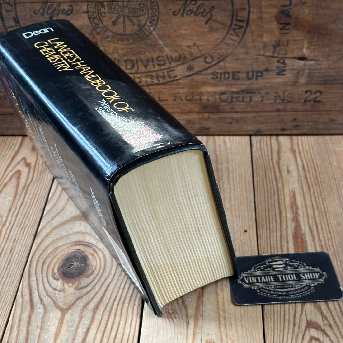 XBN65 Vintage 1985 BOOK Lange's Handbook of CHEMISTRY by J.A.Dean