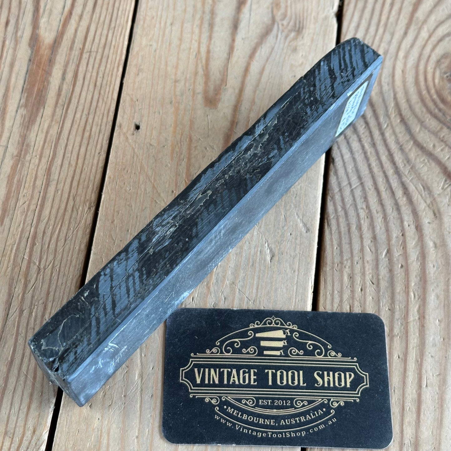 A369 Vintage German THURINGIAN SLATE water stone SHARPENING STONE