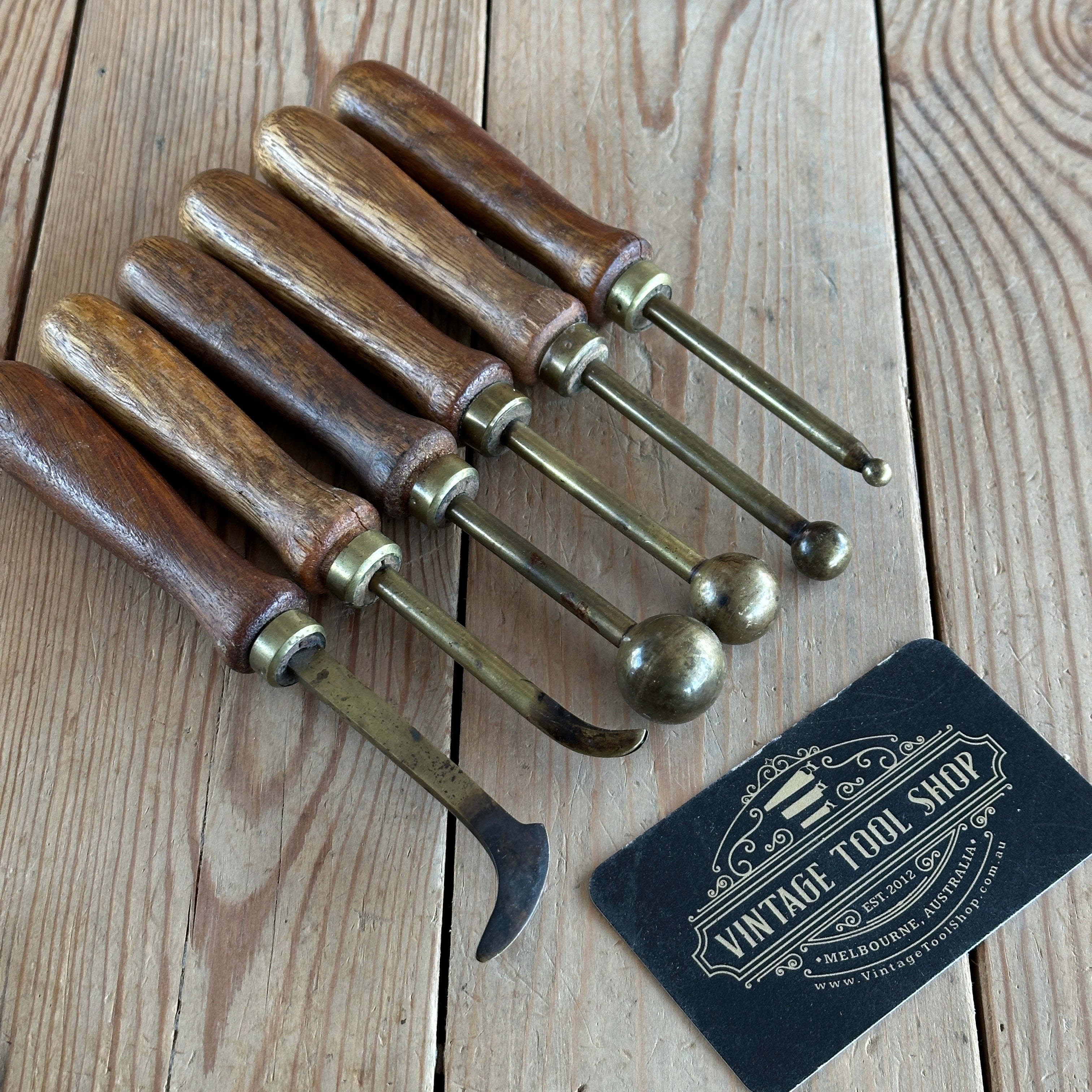 Vintage set of 9 x paring style FIRMER CHISELS English makers – Vintage ...