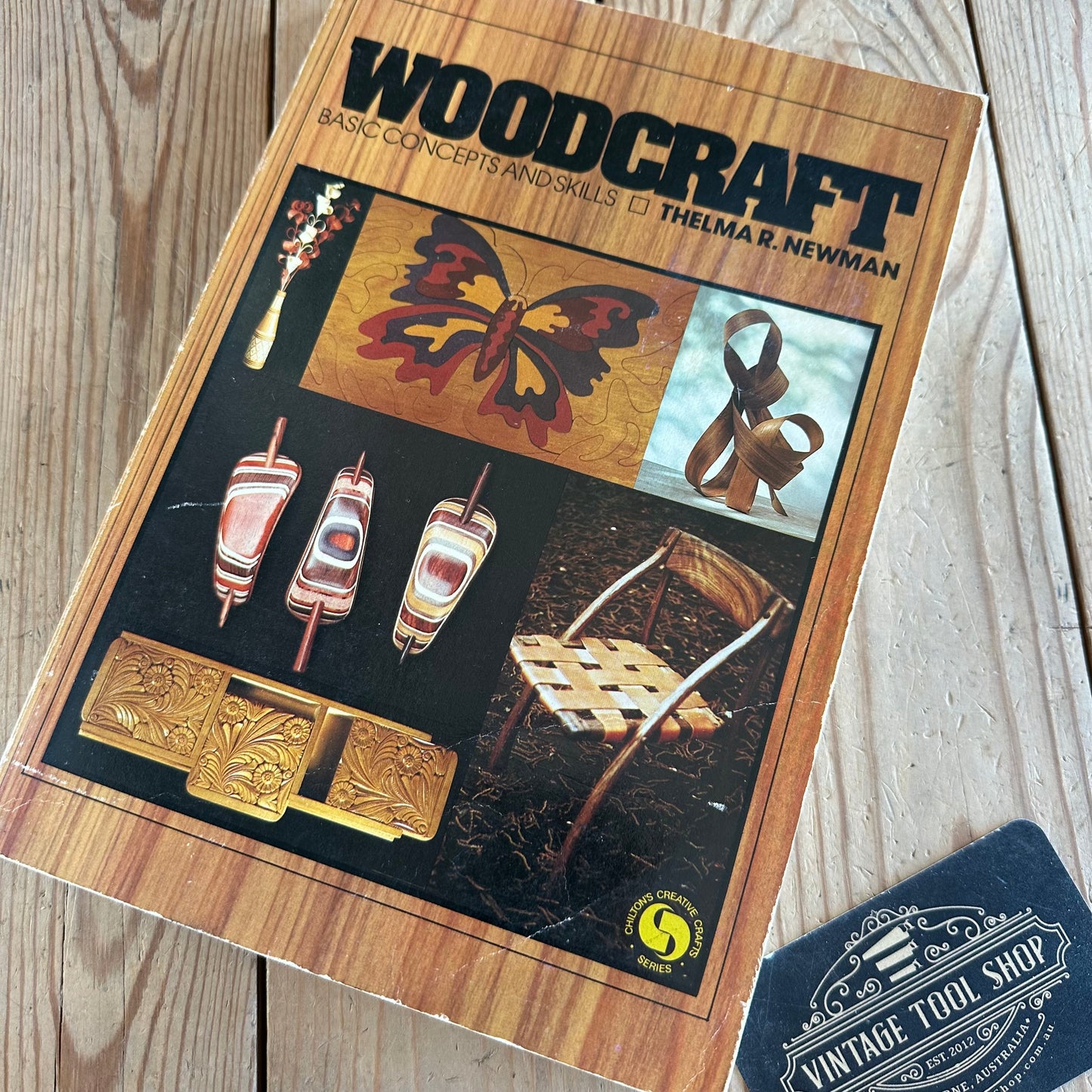 SOLD. BO102 Vintage 1976 WOODCRAFT BASIC CONCEPTS AND SKILLS BOOK by Thelma R. Newman