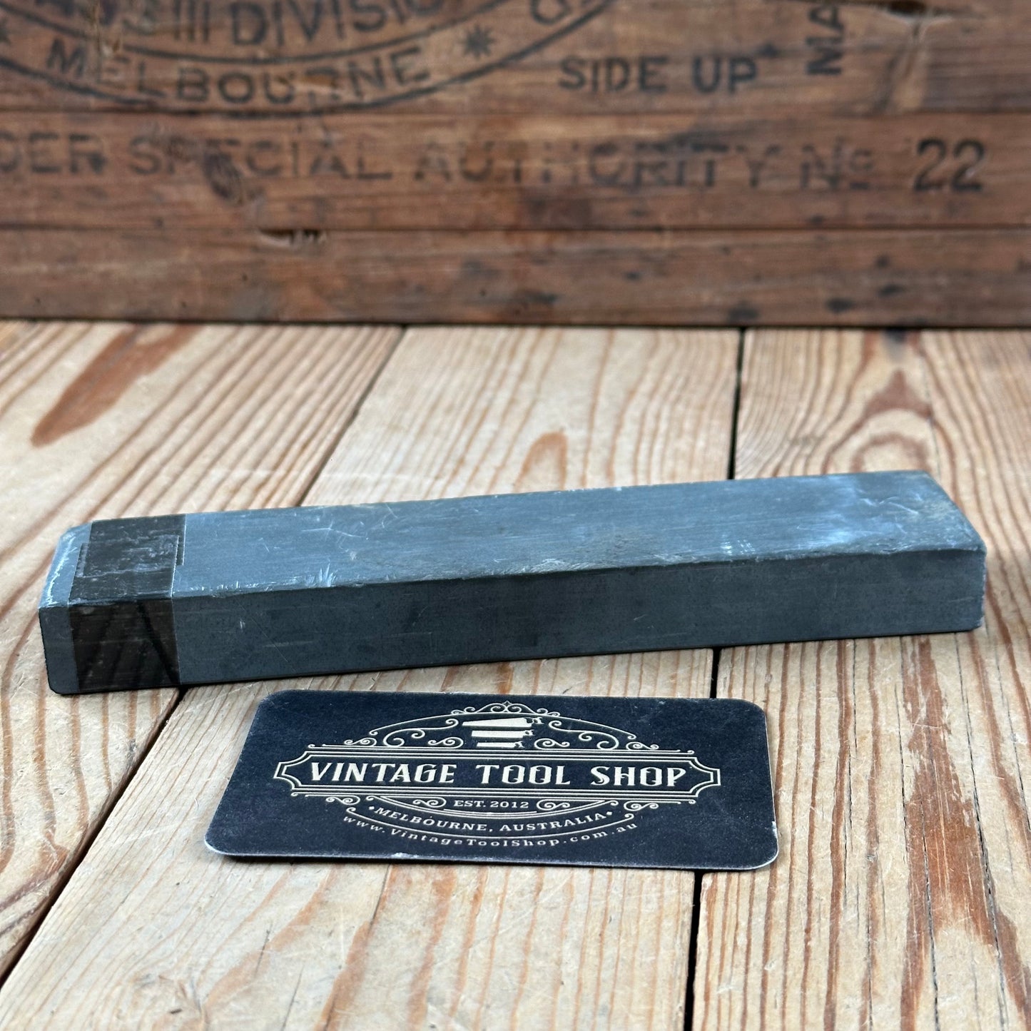 A378 ULTRA FINE! Vintage German Thuringian SLATE Razor BARBER HONE sharpening stone waterstone