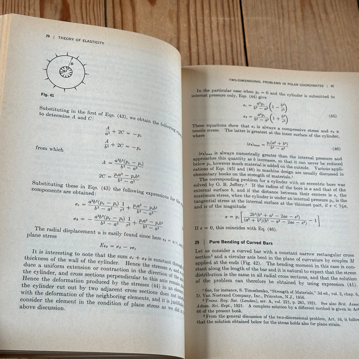 N2004 Vintage 1970 BOOK THEORY of ELASTICITY 3rd edition by S.P.Timoshenko and J.N.Goodier