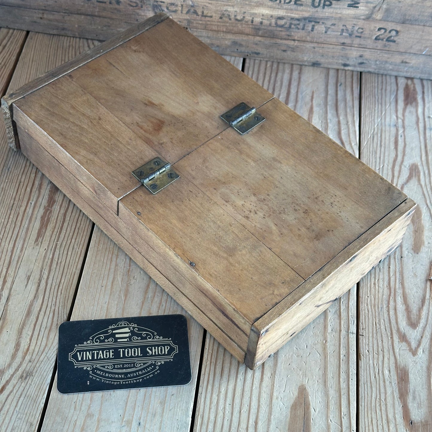 H1913 Vintage BOXED Set of 13 x IRWIN / Solid Center PATTERN wood drill BITS brace auger BIT set