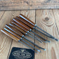 SOLD T9999 Vintage set of 8 x S.J. ADDIS Carving CHISELS