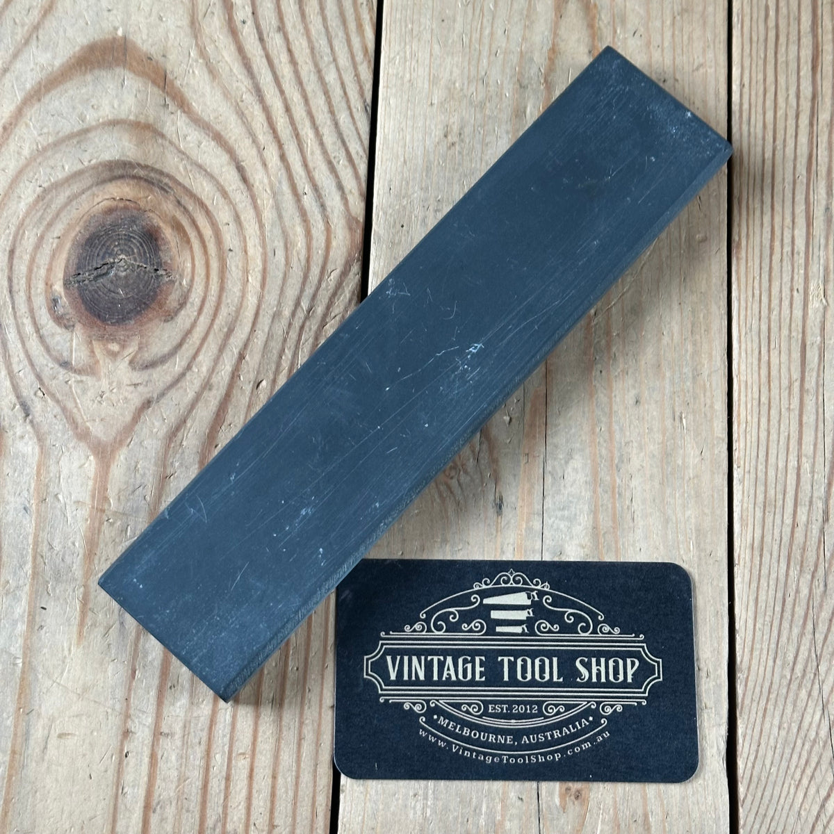 A399 Vintage Blue Dragons Tongue WELSH natural sharpening stone BARBER HONE
