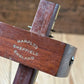 H2508 Vintage MARPLES Sheffield Mahogany & BRASS Mortise marking GAUGE
