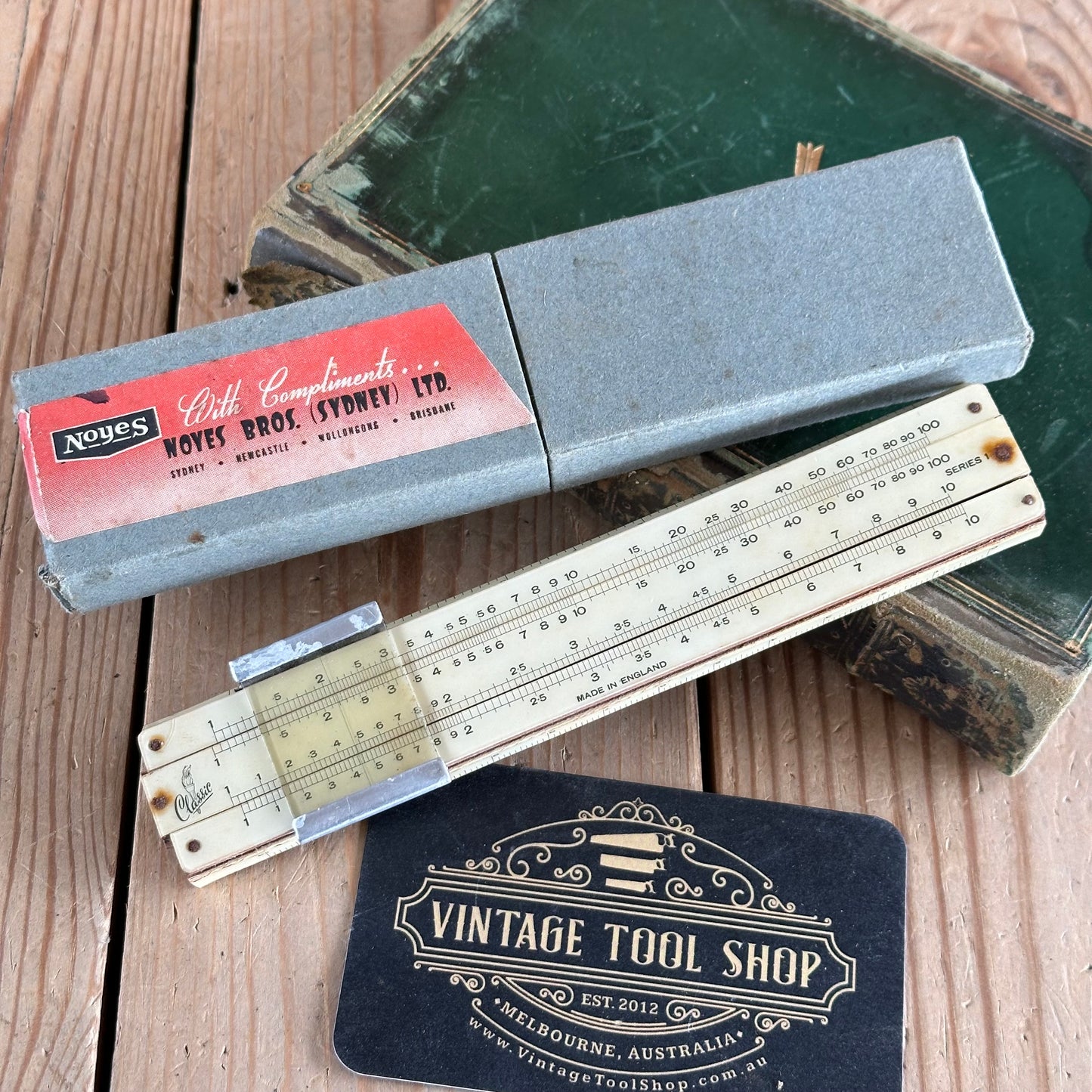 H1658 Vintage FERRANTI Radio SLIDE RULER