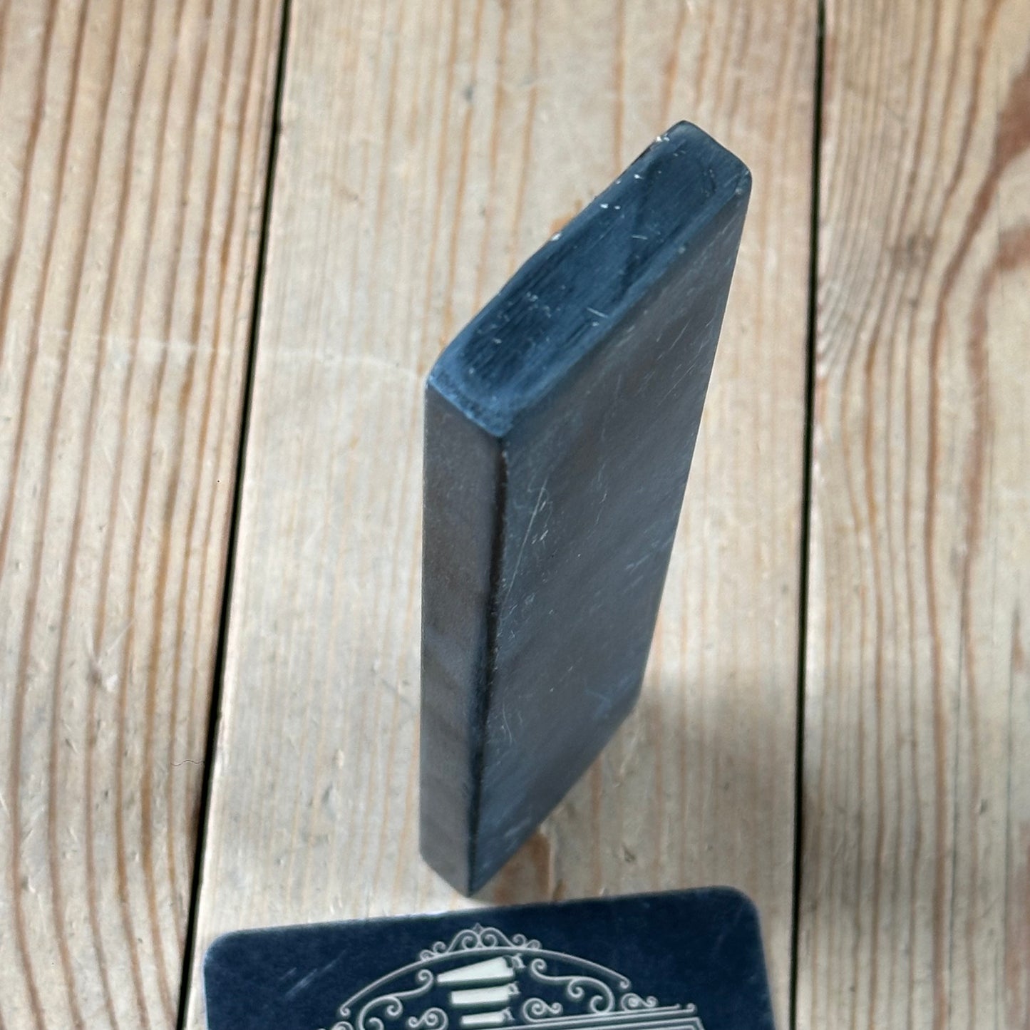 D1143 Vintage Blue Dragons Tongue WELSH natural sharpening stone BARBER HONE