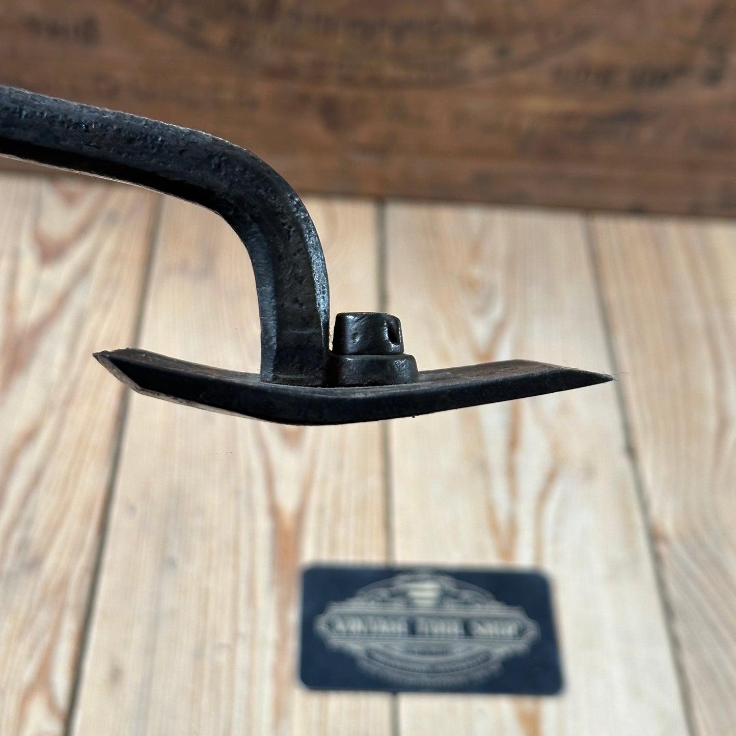 SOLD. Y1729 Antique FRENCH Coopers CURVED barrel SCRAPER chair makers tool