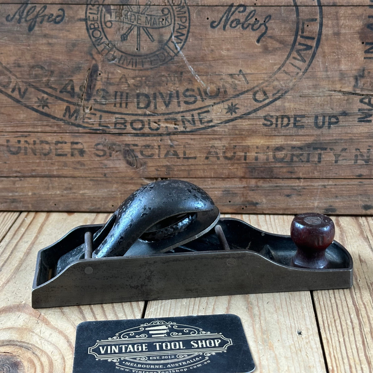 H2586 Vintage STANLEY England No.130 double ended BLOCK PLANE
