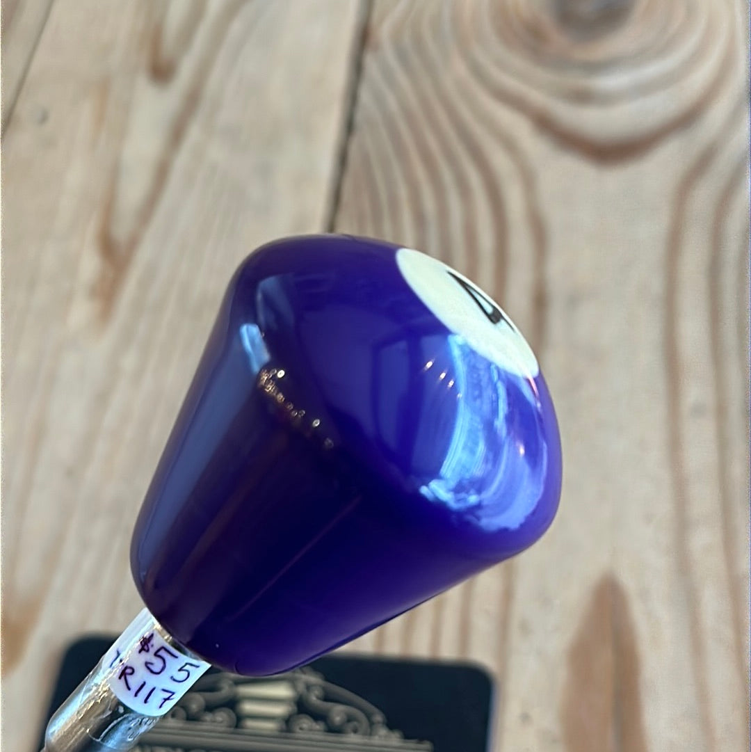 TR117 Repurposed long Purple “4” POOL BALL awl by Tony Ralph