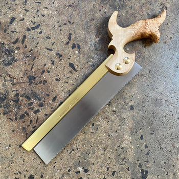 VHS201 HERITAGE SAWS Custom 10” 13PPI crosscut KENSINGTON model CARCASS SAW with MASUR BIRCH handle