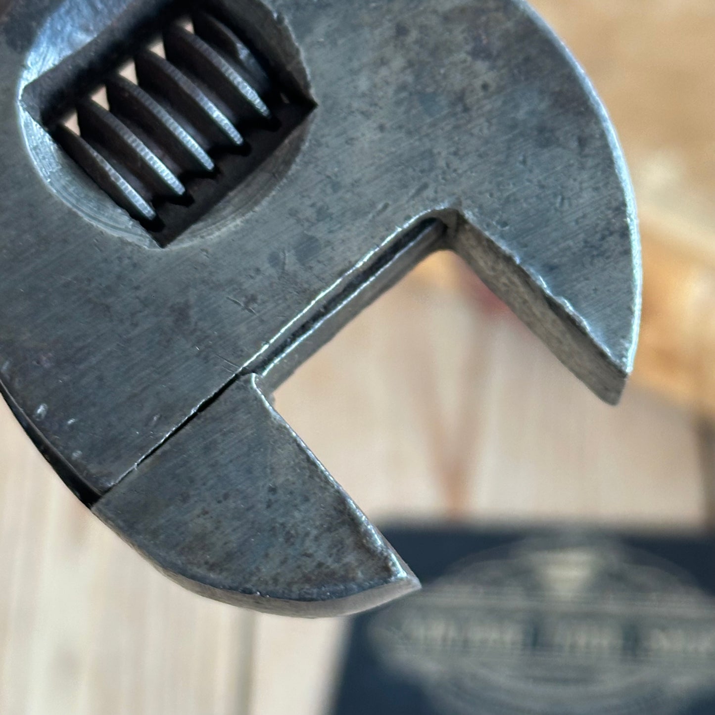 N1456 Vintage FLAG BRAND GERMANY 8” Adjustable “S” WRENCH