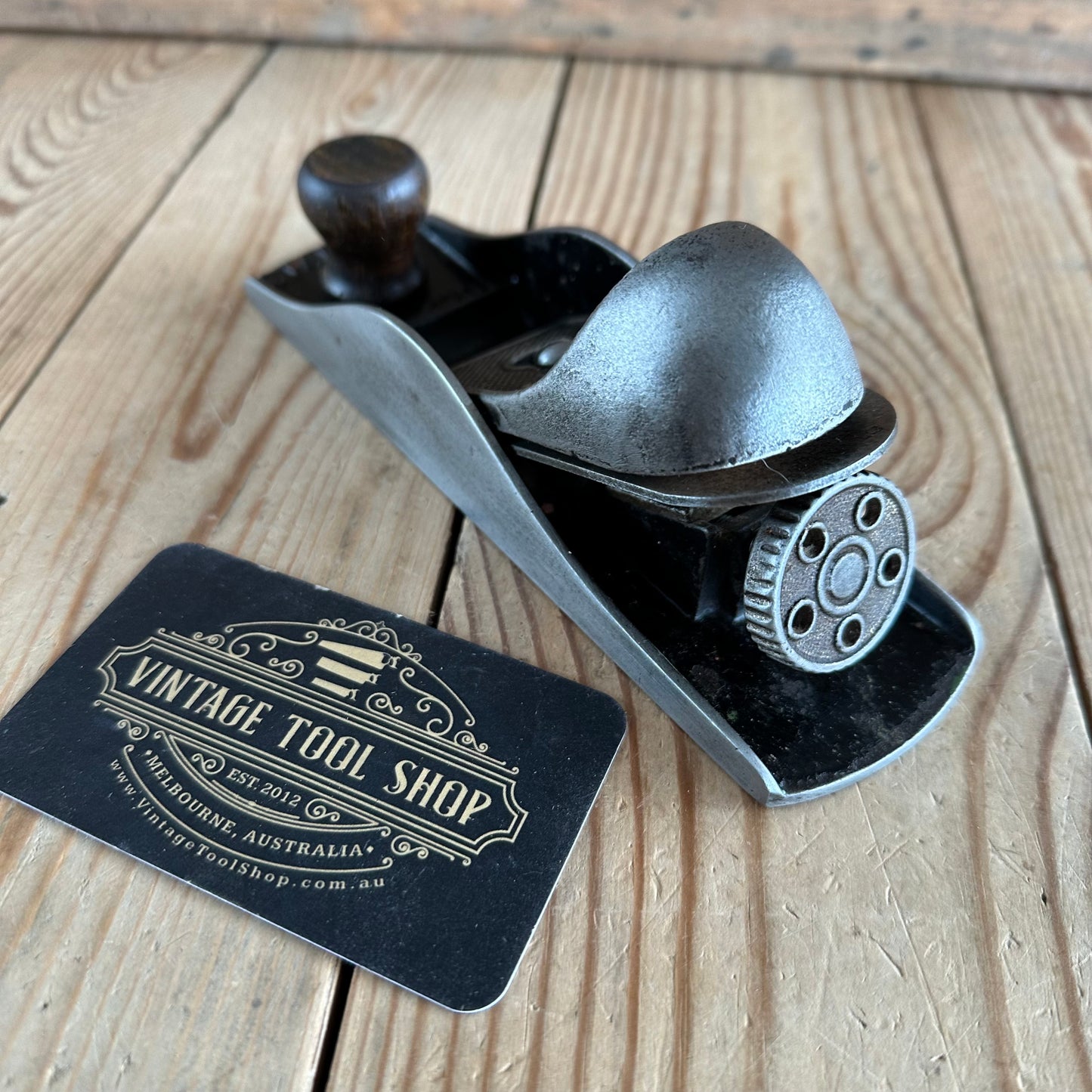 H1365 Vintage STANLEY USA 1910 No.220 BLOCK PLANE