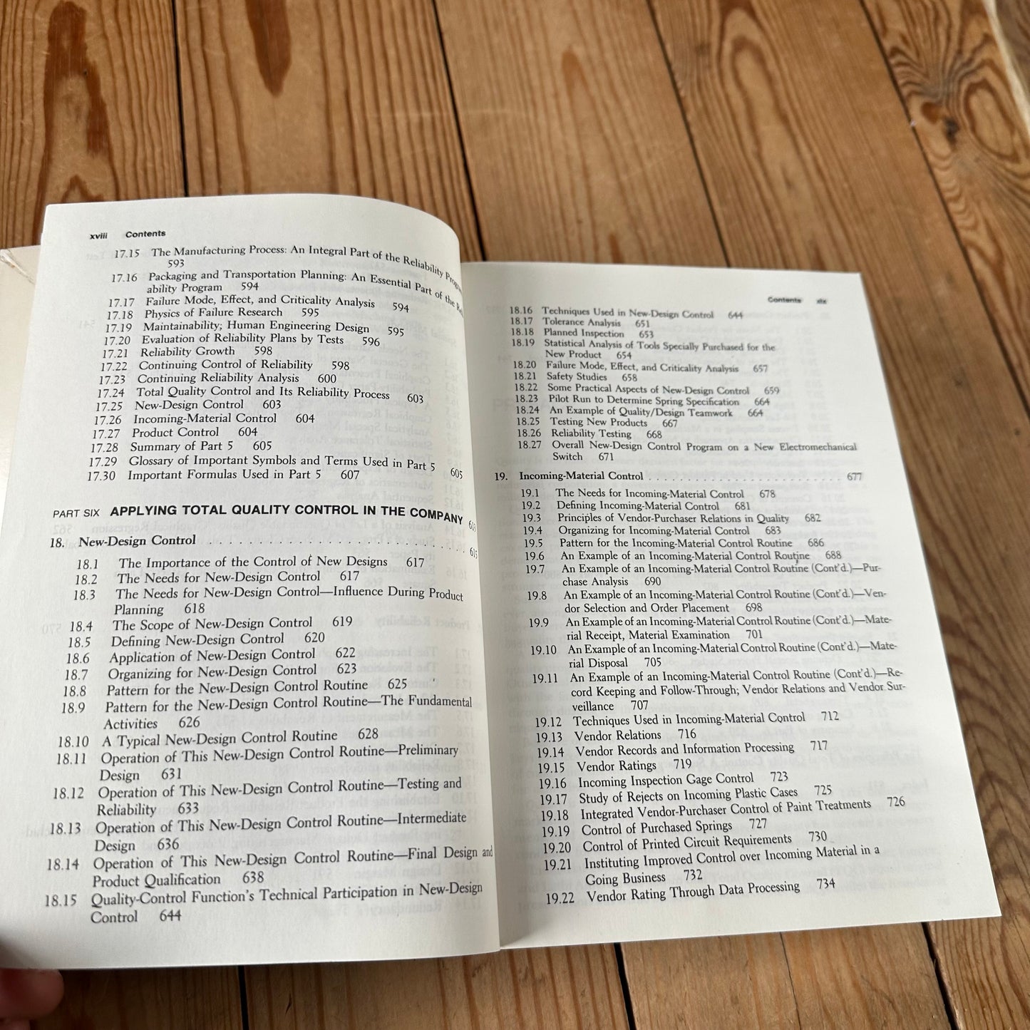 XBN45 Vintage BOOK on Total Quality Control 3rd Edition by A.V.Feigenbaum