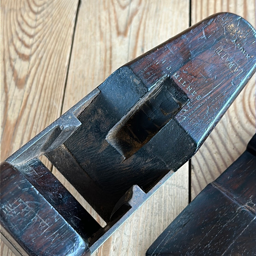 N638 Antique Rosewood & IRON SMOOTHING plane