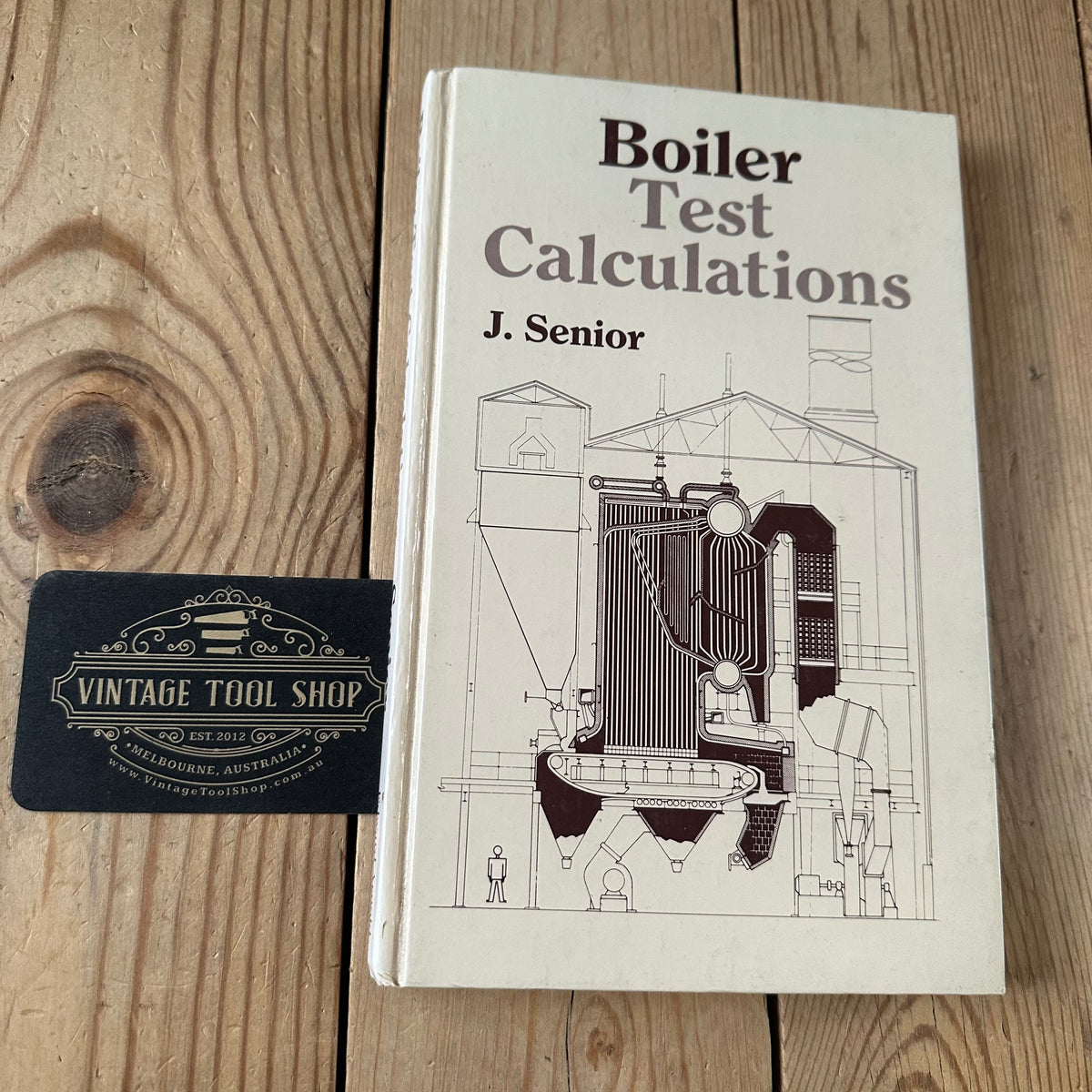 XBN166 Vintage BOOK BOILER TEST CALCULATIONS by J.Senior
