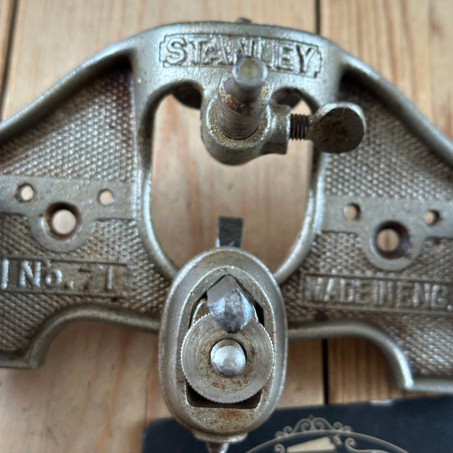 N1868 Antique STANLEY England No.71 Router PLANE