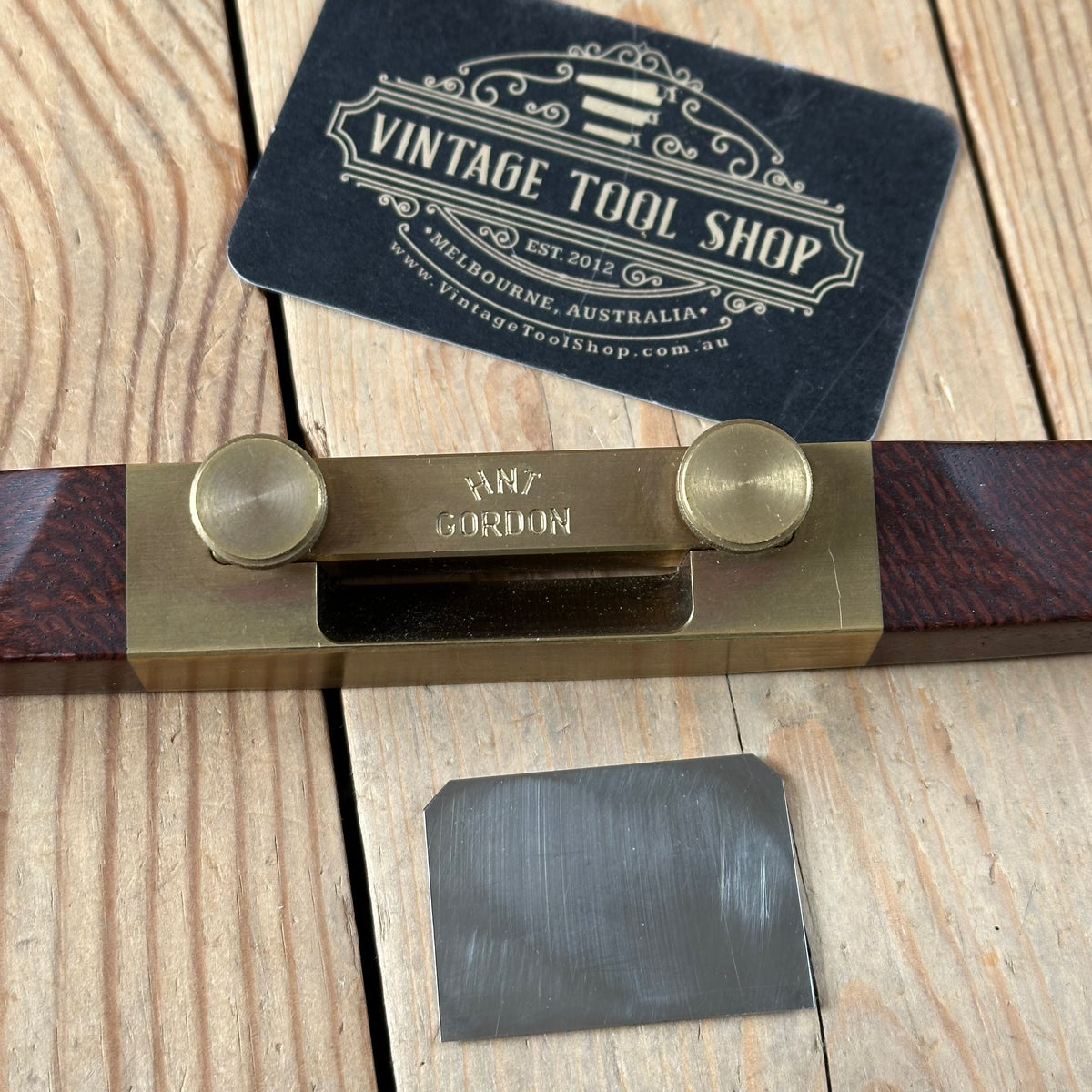 C4 TIDY! Contemporary Australian HNT GORDON Beefwood FLAT SOLE  SPOKESHAVE IOB