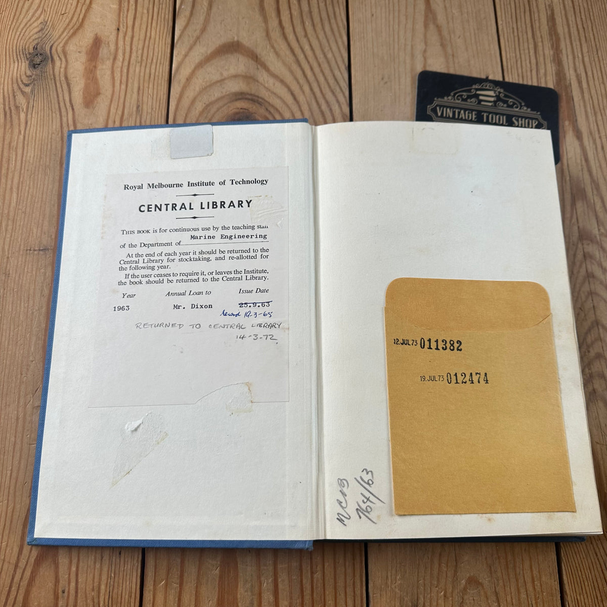 XBN211 Vintage BOOK PROBLEMS in HEAT ENGINES by A.J.Richmond ex RMIT Central Library