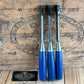 H1297 Vintage 3x beveled CHISELS