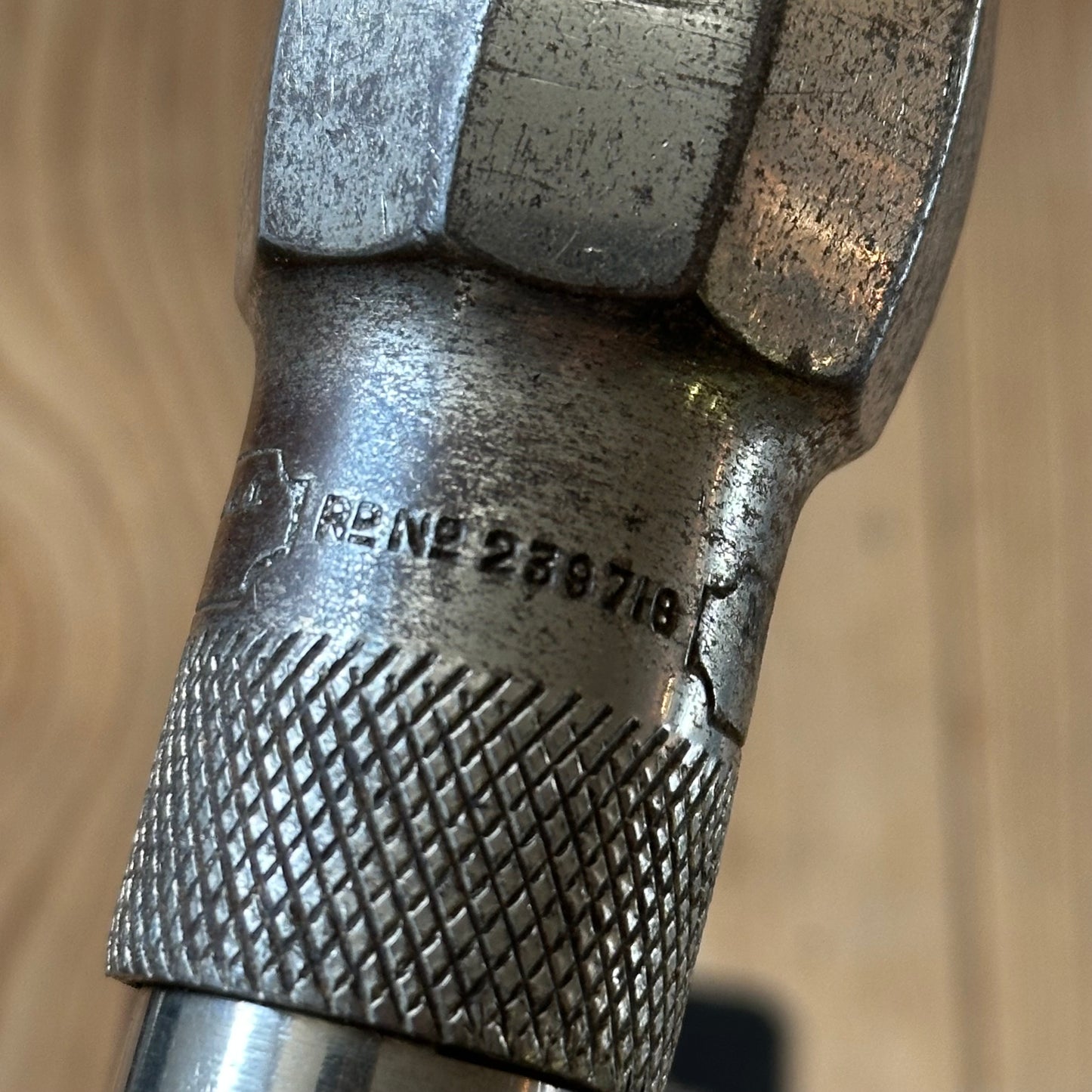 H2553 GORGEOUS! Vintage J.A.CHAPMAN 10” Sweep Drill BRACE