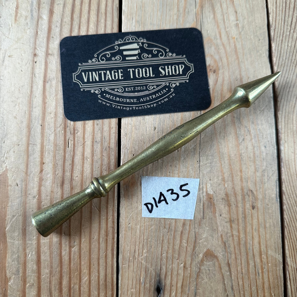 D1435-D1440 RARE! Vintage 1x BRASS Bronze Pipe Organ TUNING CONES