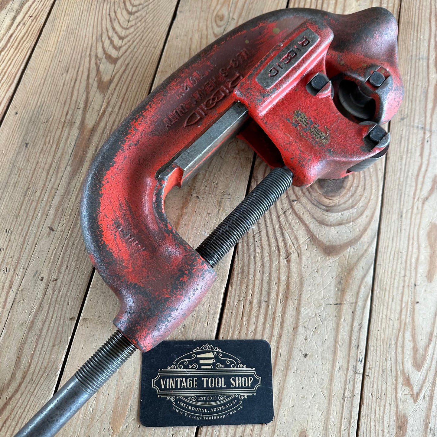 H1379 Vintage RIGID THE RIDGE TOOL CO USA PIPE cutter