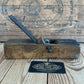 Y682 Antique Rustic FRENCH Wooden SMOOTHING PLANE display
