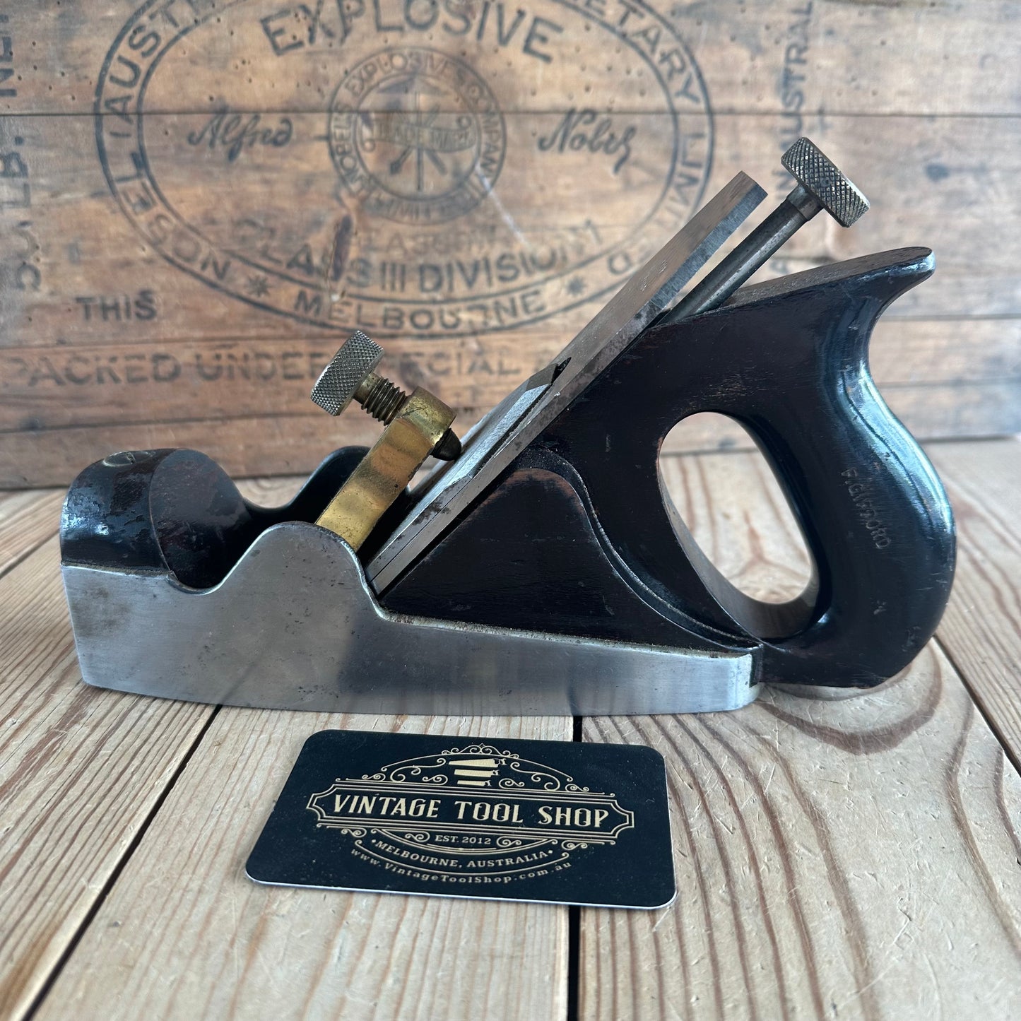 N1631 NICE! Vintage NORRIS A5 London Infill Smoothing PLANE