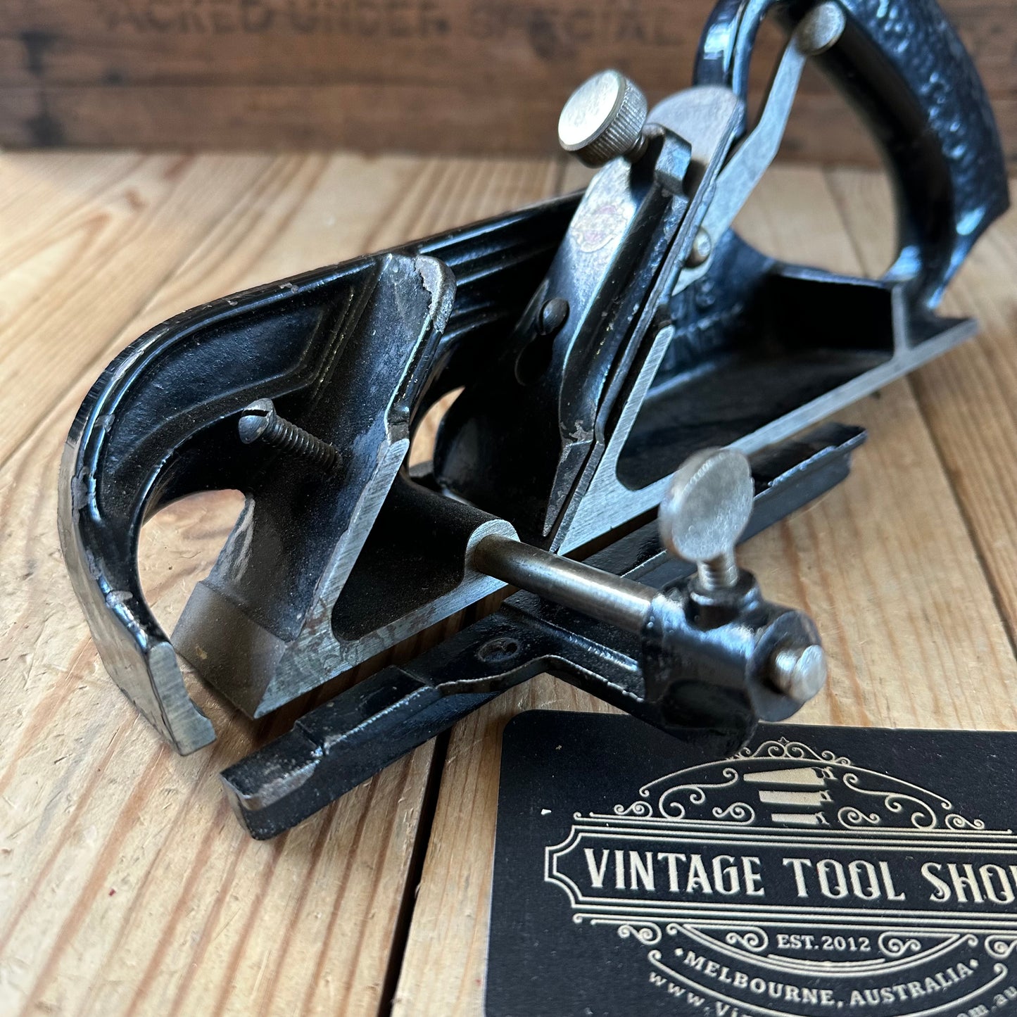 H2555 CLEAN! Vintage STANLEY England No.78 Duplex RABBET rebate plane